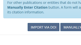 Selecting import via DOI